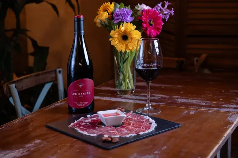 Wine and ibérico